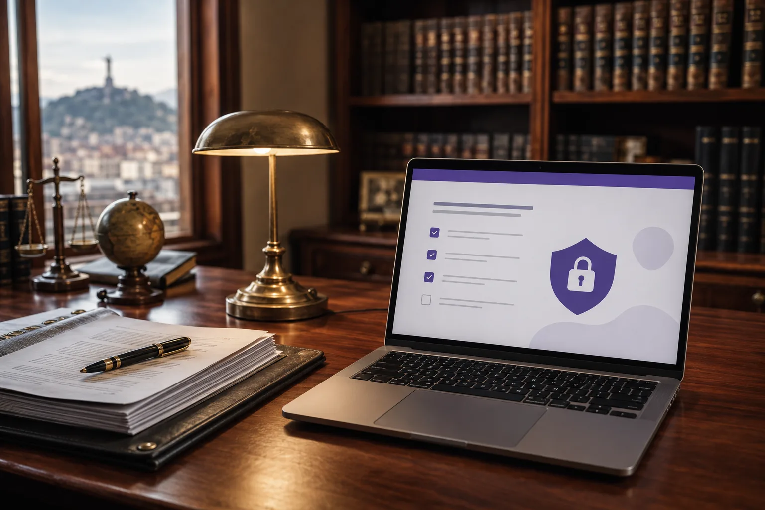 Equipo legal y técnico revisando el cumplimiento LOPDP de un sitio web en Ecuador