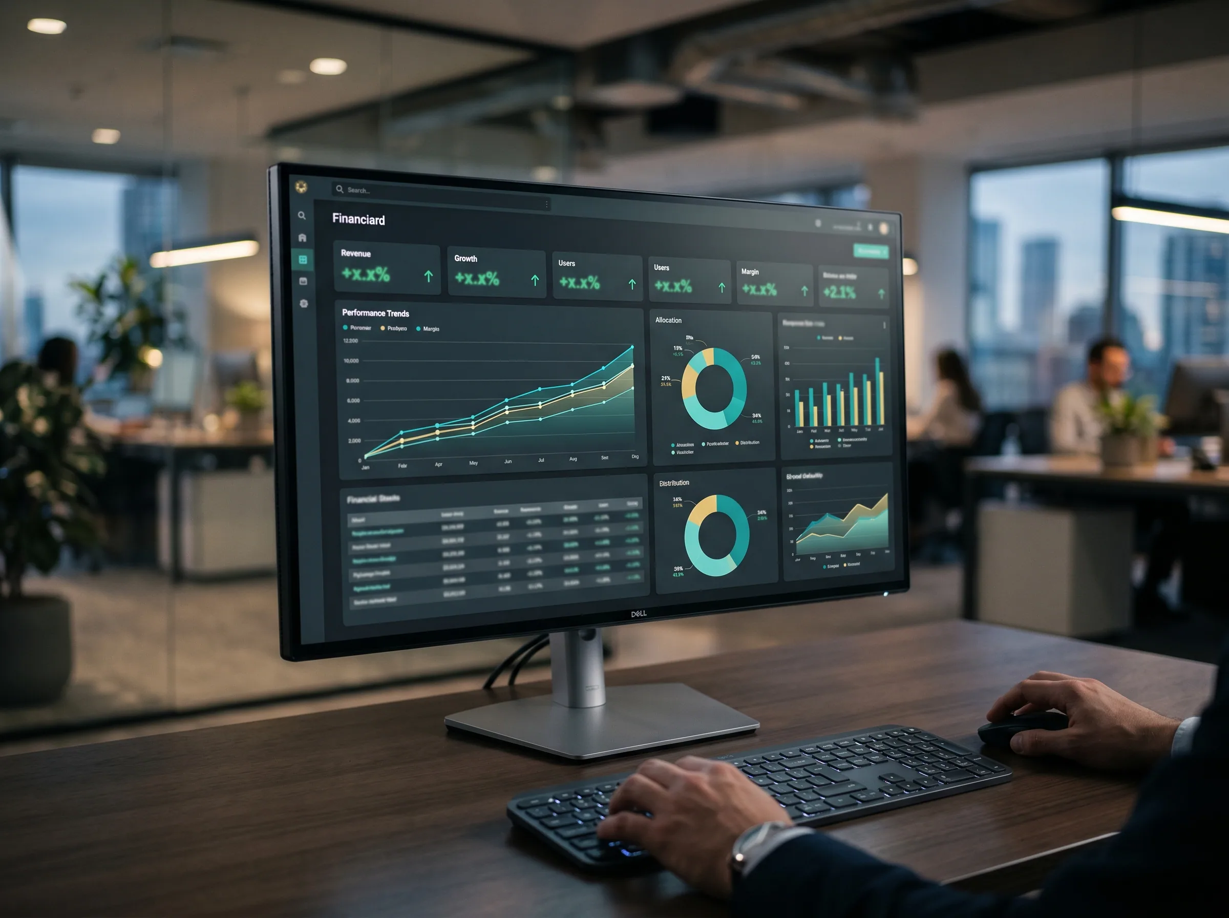 Empresa ecuatoriana con dashboard de procesos automatizados y métricas en tiempo real