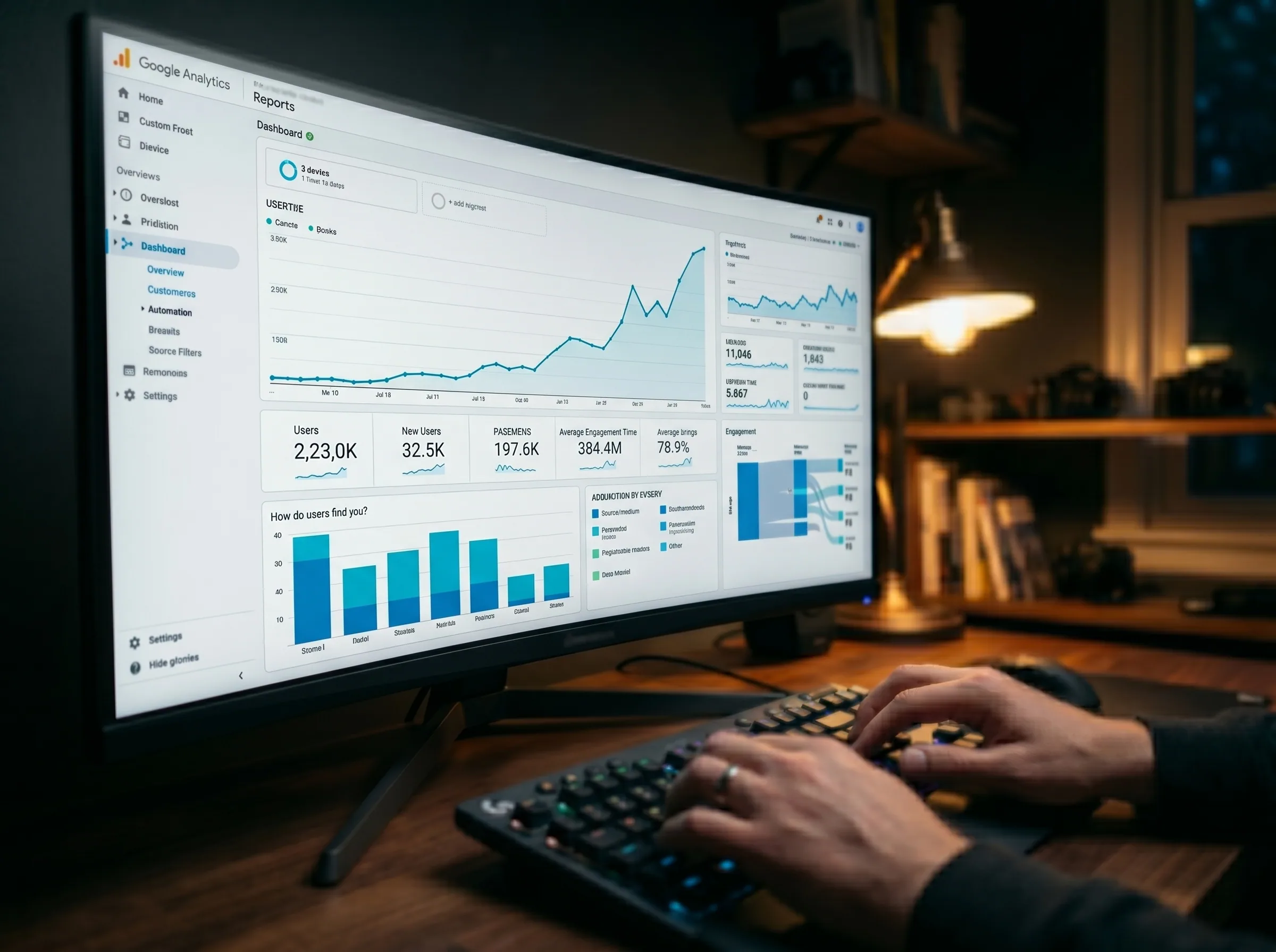 Panel de Google Search Console mostrando impresiones desde AI Overviews