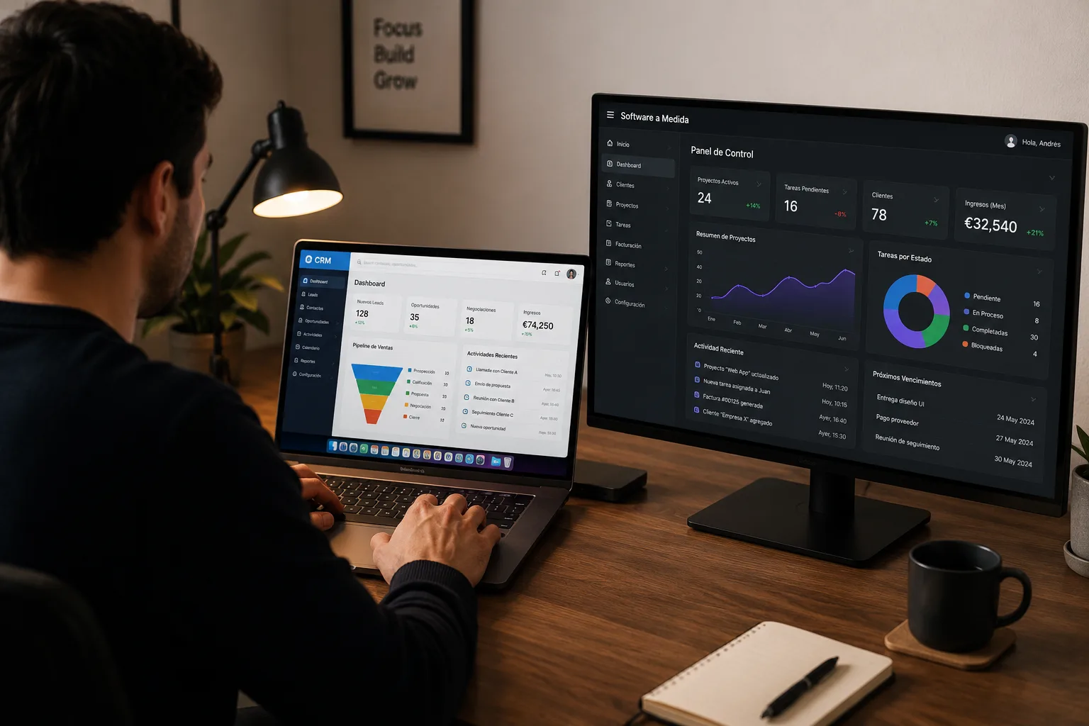 Software a medida para empresas en Ecuador: ERP, CRM y portales B2B desarrollados por NM Tech Studio